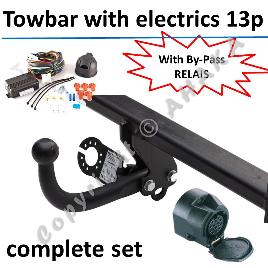 Oris Towbar for Vauxhall Zafira B MPV 2005 Onwards Fixed Swan Neck Tow Bar