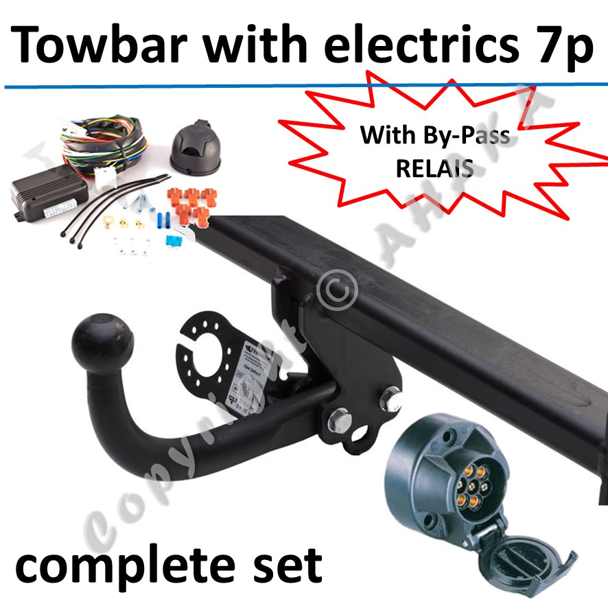 Towbar with electrics 12N 7pin