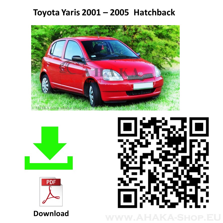 Anhängerkupplung für Toyota Yaris Schrägheck Bj. 1999 - 2005 - günstig online kaufen