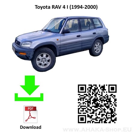 Anhängerkupplung für TOYOTA RAV-4 Bj. ab 1994 - 2000 - günstig online kaufen