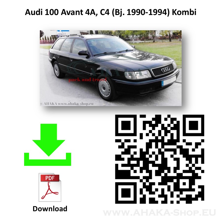 Anhängerkupplung für Audi 100 C4 Avant, Stufenheck, Limousine Kombi, Quattro Bj. 1990 - 1997 - günstig online kaufen