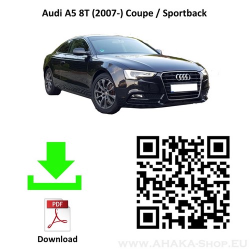 Anhängerkupplung für AUDI A5 8T Coupe Bj. ab ab 2007 - günstig online kaufen