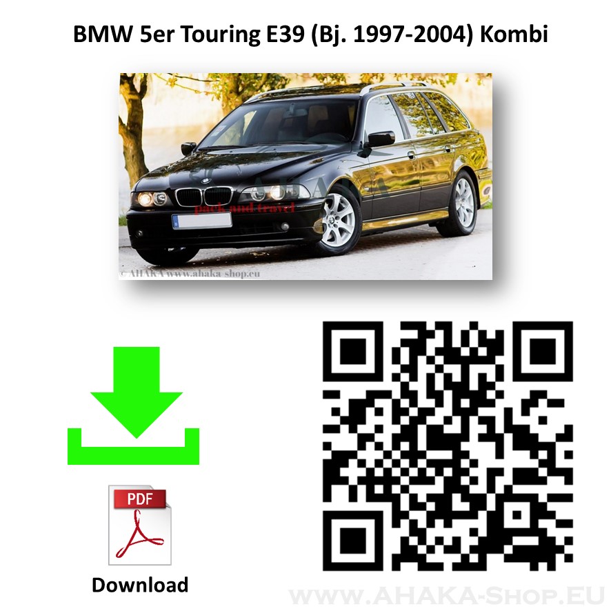 Anhängerkupplung für BMW Serie 5 E39 Touring Kombi Bj. 1997 - 2004 - günstig online kaufen