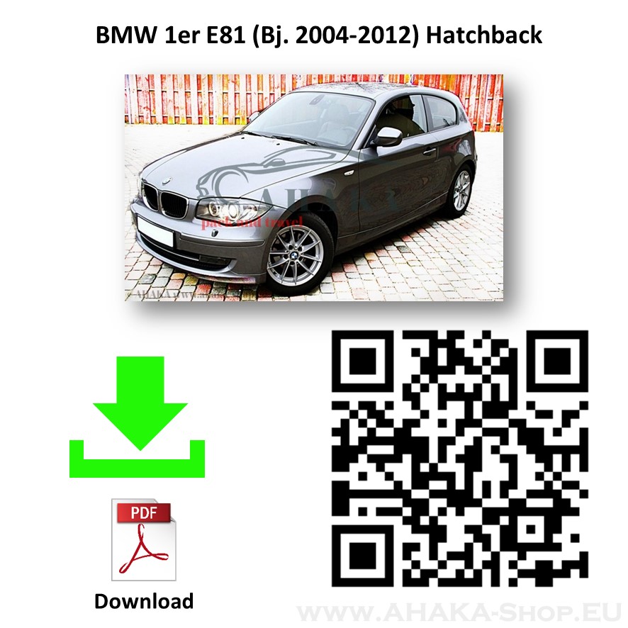 BMW 1-er E81 E82 E87 Anhängerkupplung online kaufen - AHAKA