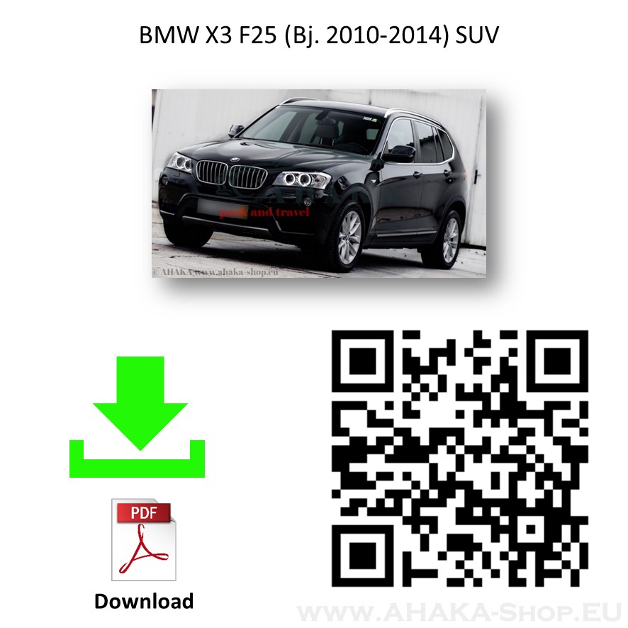 Anhängerkupplung für BMW X3 F25 Bj. 2010 - 2017 - günstig online kaufen