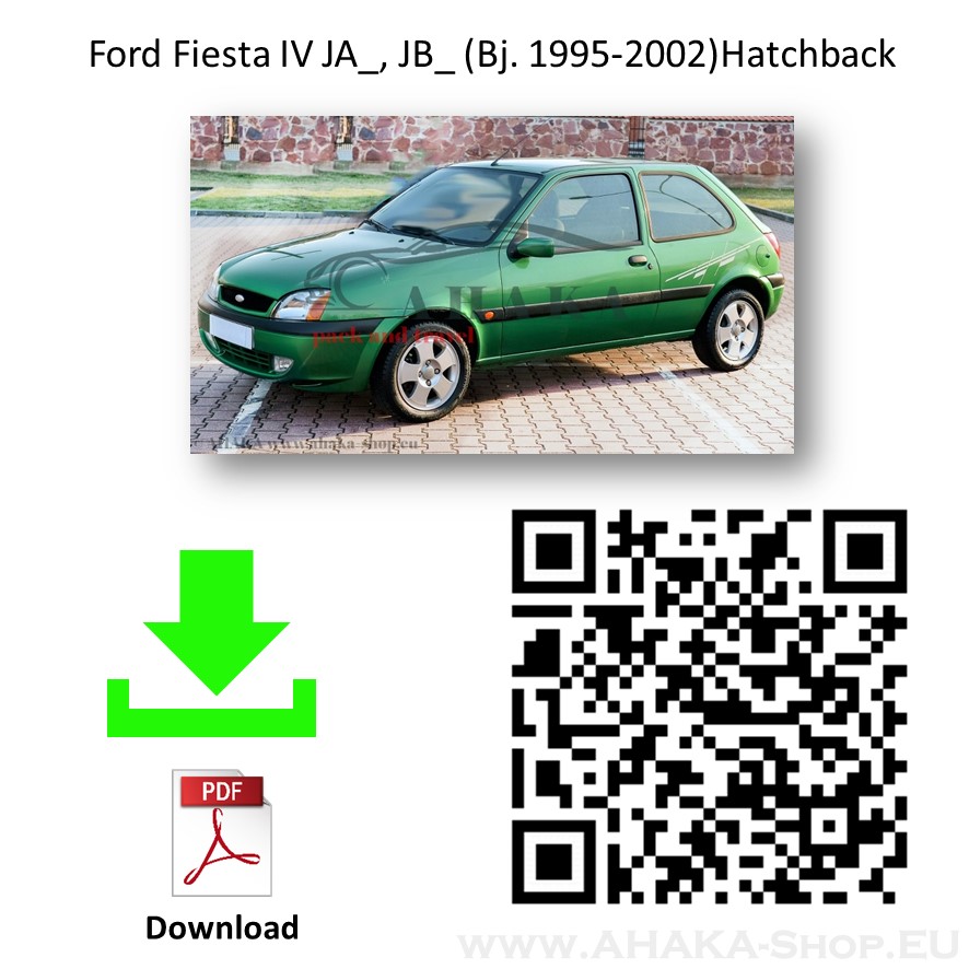 Anhängerkupplung für Ford Fiesta Schrägheck Bj. 1996 - 2002 - günstig online kaufen