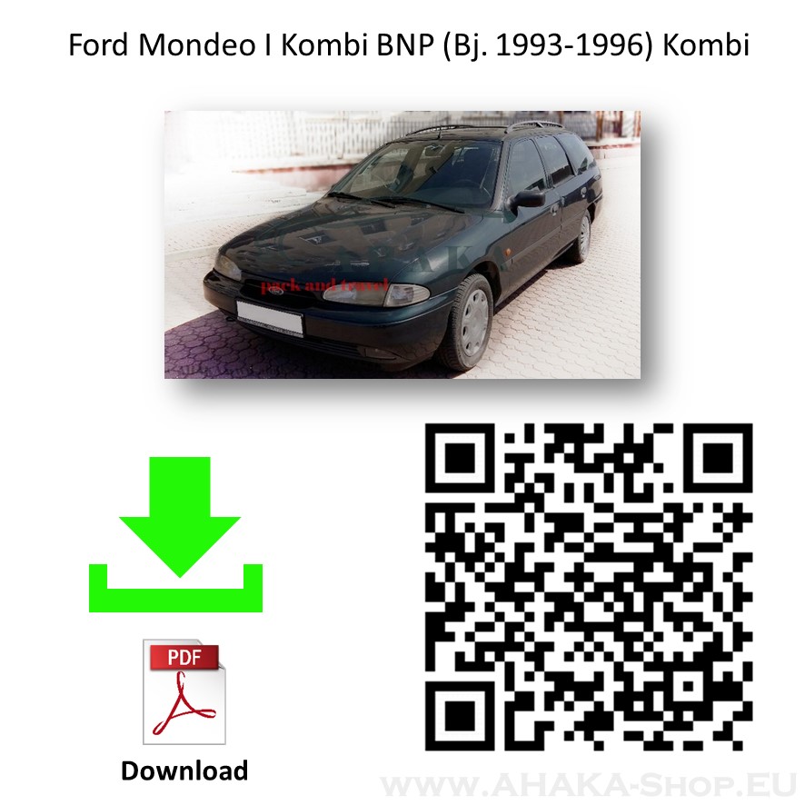 Anhängerkupplung für Ford Mondeo Turnier Kombi Bj. 1993 - 1996 - günstig online kaufen