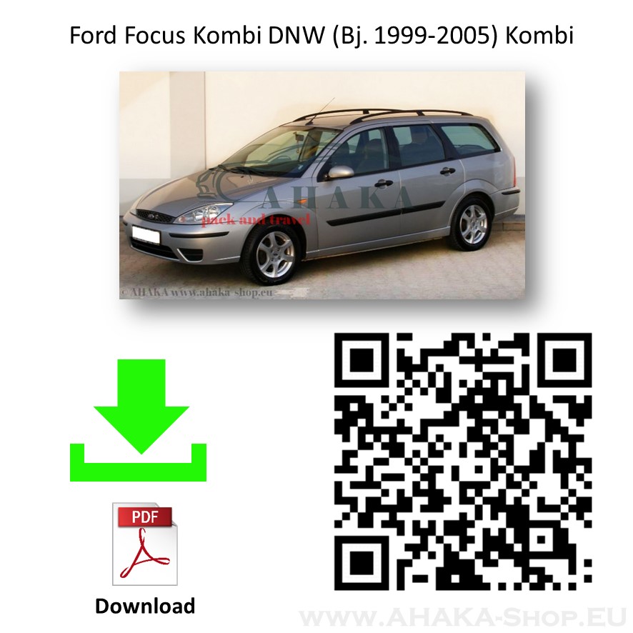 Anhängerkupplung für Ford Focus I Turnier Kombi Bj. 1999 - 2005 - günstig online kaufen