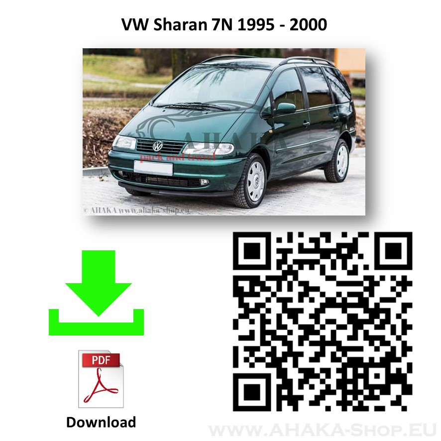 Anhängerkupplung für VW Volkswagen Sharan Bj. 1995 - 2000 - günstig online kaufen