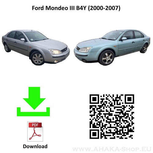 Anhängerkupplung für Ford Mondeo Schrägheck, Stufenheck Bj. 2000 - 2007 - günstig online kaufen