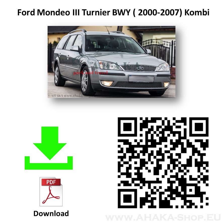 Anhängerkupplung für Ford Mondeo Turnier Kombi Bj. 2001 - 2007 - günstig online kaufen