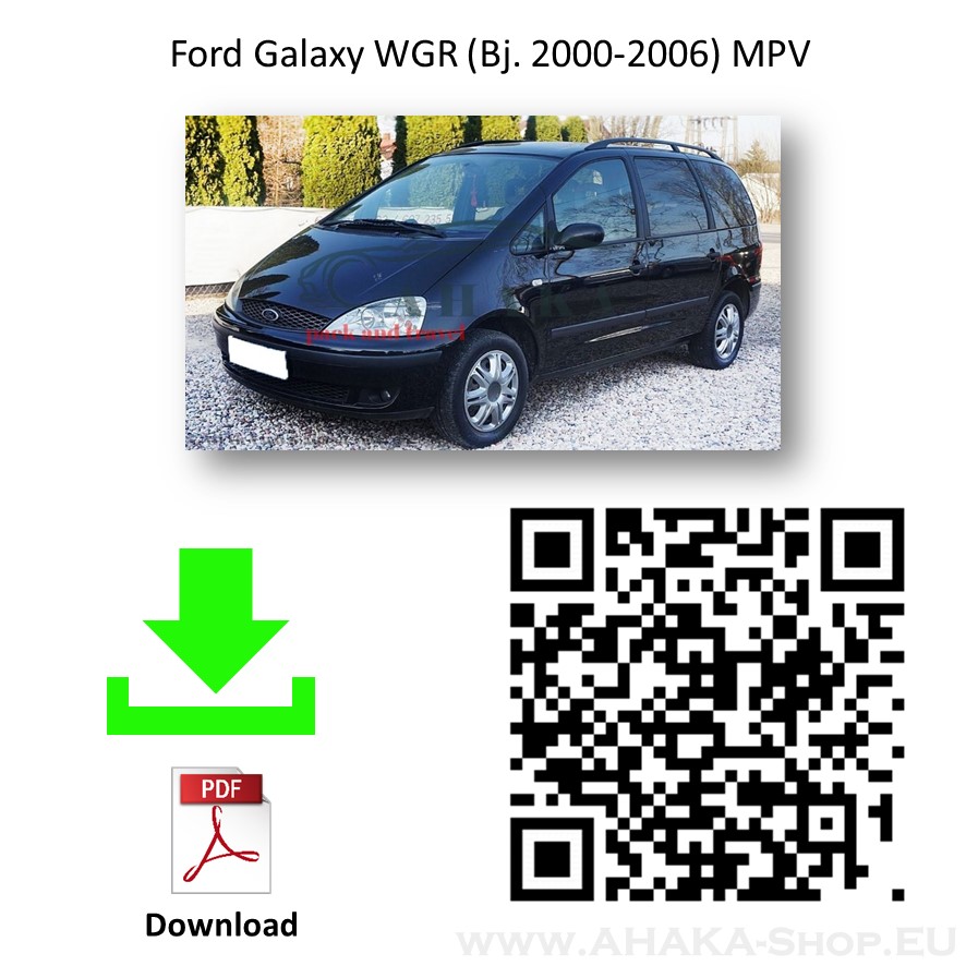 Anhängerkupplung für Ford Galaxy Bj. 2000 - 2006 - günstig online kaufen