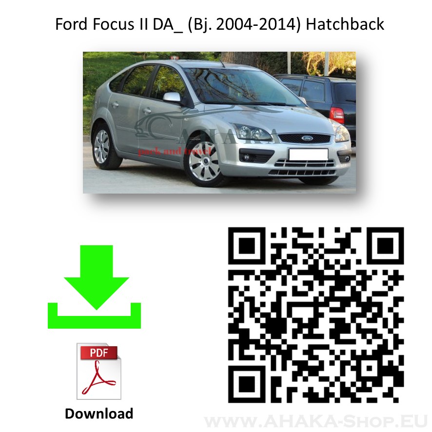 Anhängerkupplung für Ford Focus II Schrägheck Bj. 2004 - 2011 - günstig online kaufen