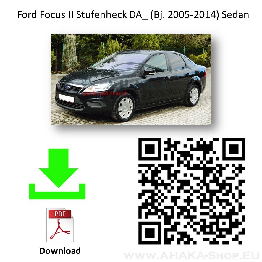 Anhängerkupplung für Ford Focus II Stufenheck Bj. 2005 - 2011 - günstig online kaufen