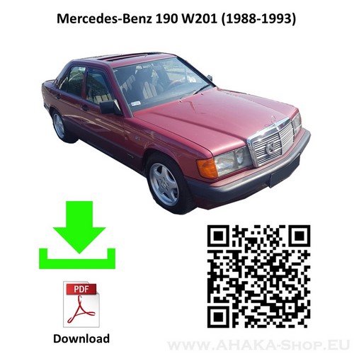 Anhängerkupplung für MB MERCEDES BENZ 190 W201 Stufenheck Bj. ab 1988 - 1993 - günstig online kaufen