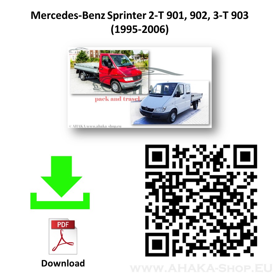 Anhängerkupplung für MB Mercedes Benz Sprinter Pritsche Bj. 1995 - 2006 - günstig online kaufen