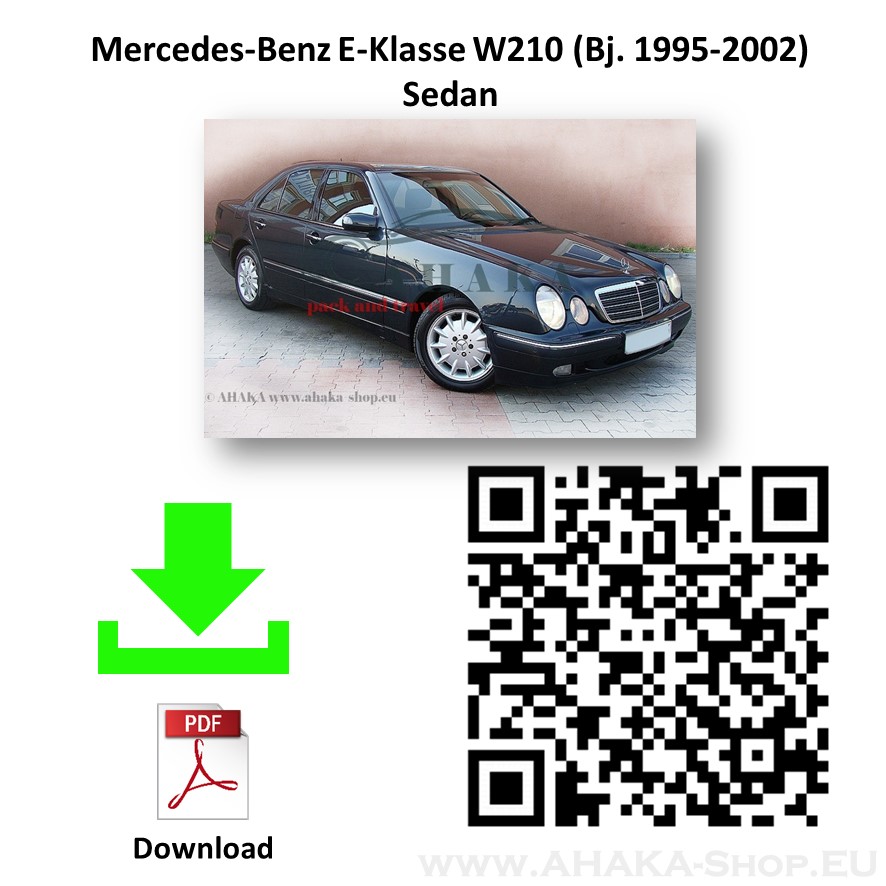 Anhängerkupplung für MB Mercedes Benz E Klasse W210 Stufenheck Bj. 1995 - 2002 - günstig online kaufen