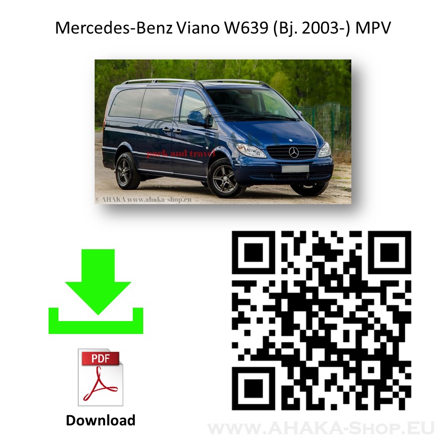Anhängerkupplung für MB Mercedes Benz Vito W639 Bj. 2003 - 2014 - günstig online kaufen