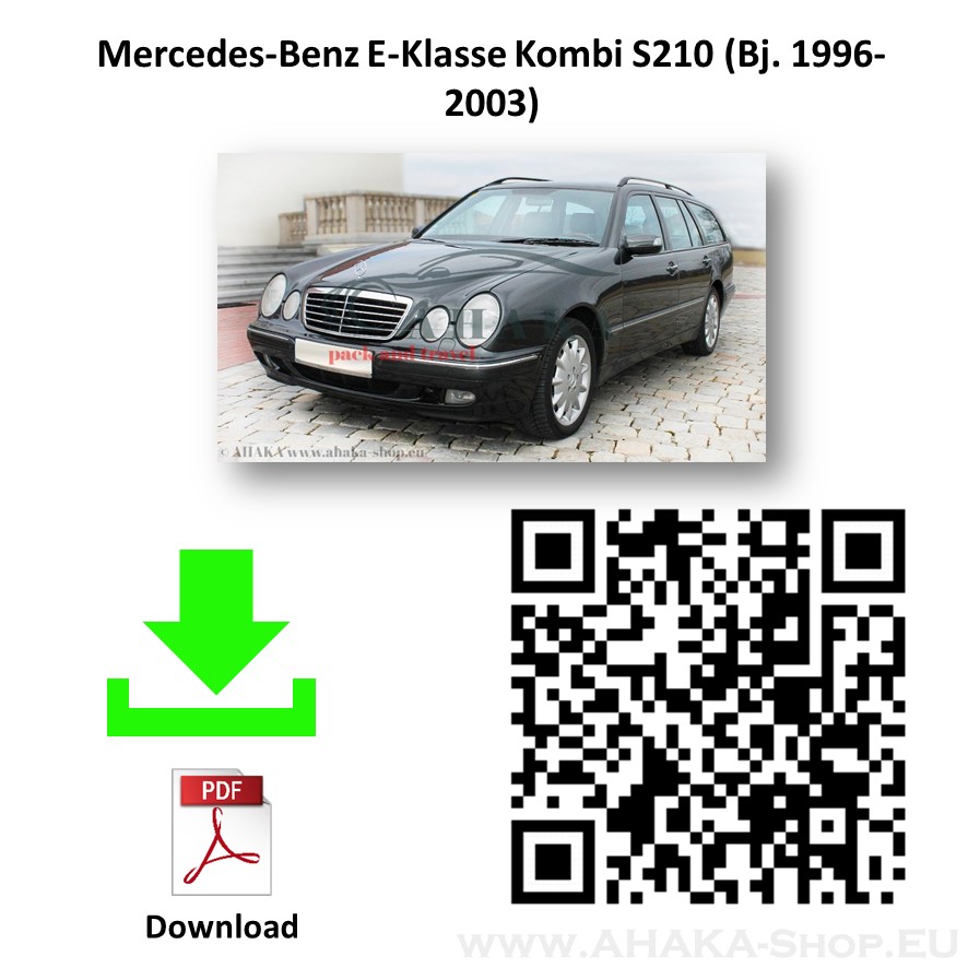 Anhängerkupplung für MB Mercedes Benz E Klasse S210 Kombi Bj. 1996 - 2003 - günstig online kaufen