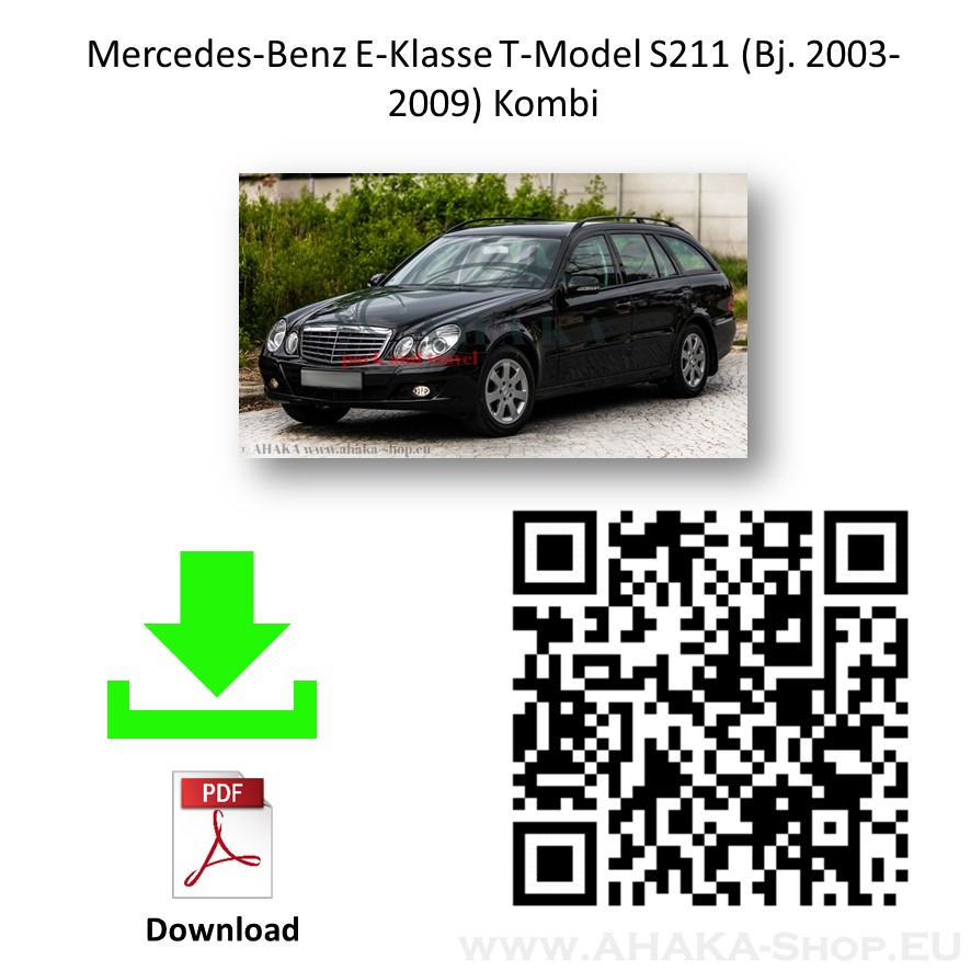 Anhängerkupplung für MB Mercedes Benz E Klasse S211 Kombi Bj. 2003 - 2009 - günstig online kaufen