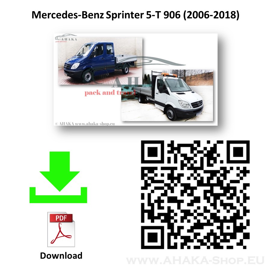 Anhängerkupplung für MB Mercedes Benz Sprinter W906 5T Pritsche Bj. 2006 - 2018 - günstig online kaufen