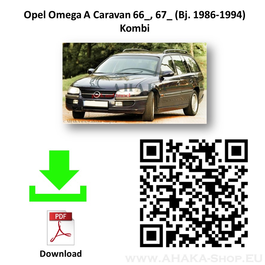 Anhängerkupplung für OPEL OMEGA A Caravan Kombi Bj. ab 1986 - 1994 - günstig online kaufen