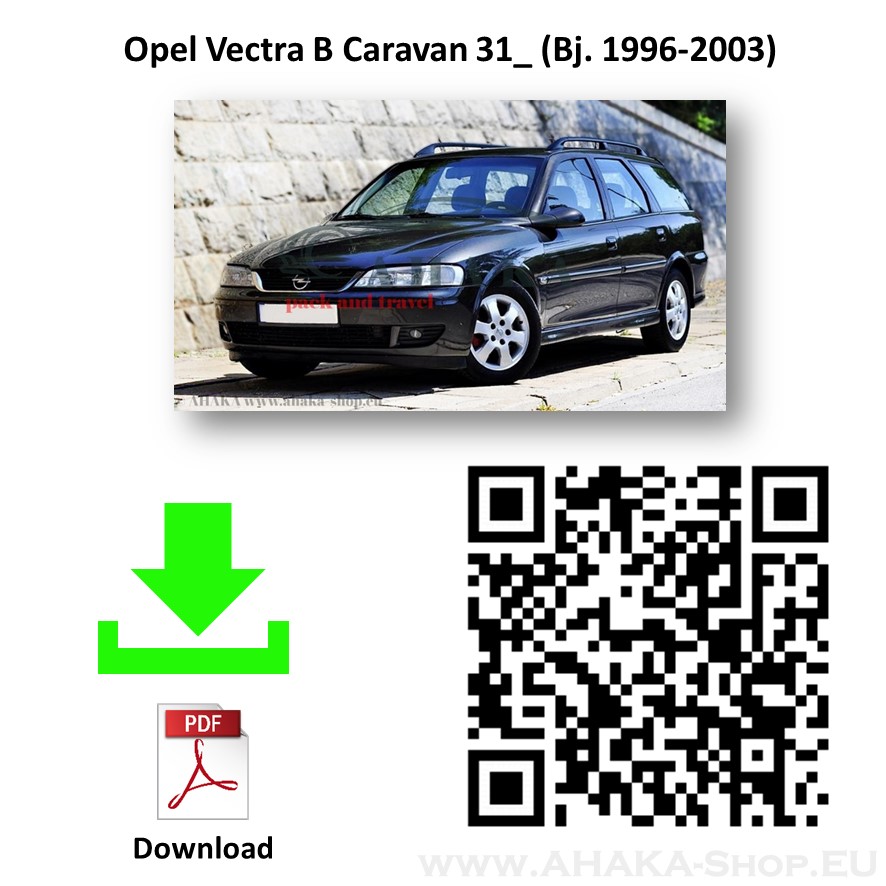 Anhängerkupplung für Opel Vectra B Caravan Kombi Bj. 1996 - 2003 - günstig online kaufen