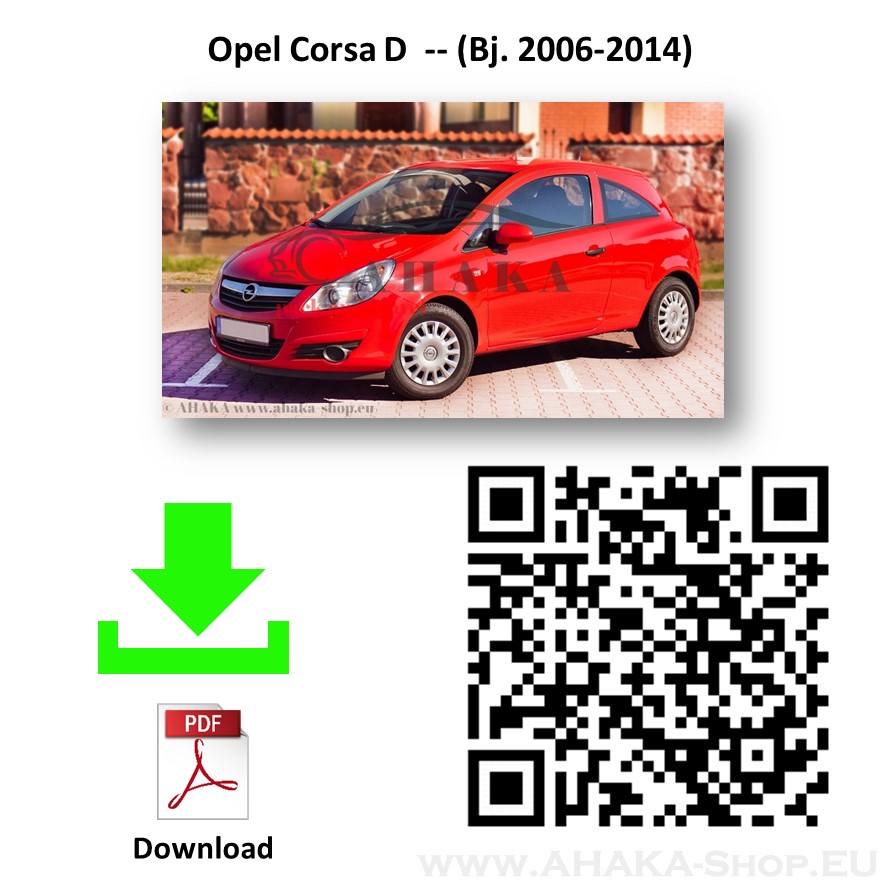 Anhängerkupplung für Opel Corsa D Schrägheck Bj. 2006 - 2014 - günstig online kaufen