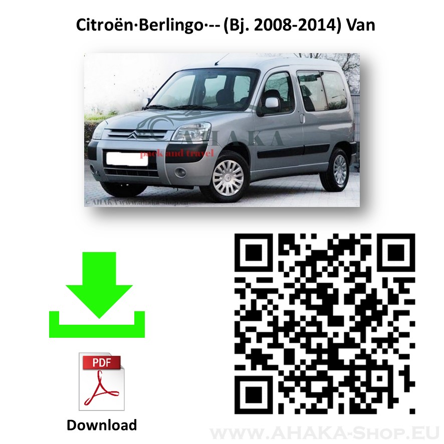 Anhängerkupplung für Citroen Berlingo Bj. 1996 - 2009 - günstig online kaufen