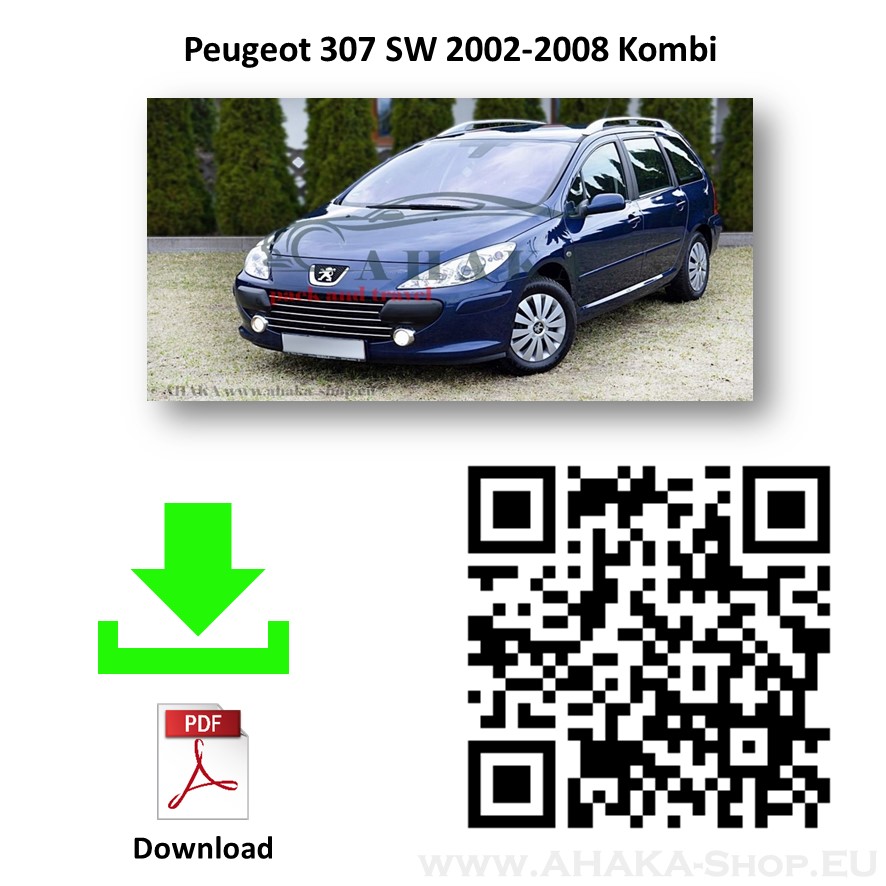 Anhängerkupplung für Peugeot 307 Break, SW Kombi Bj. ab 2002 - günstig online kaufen