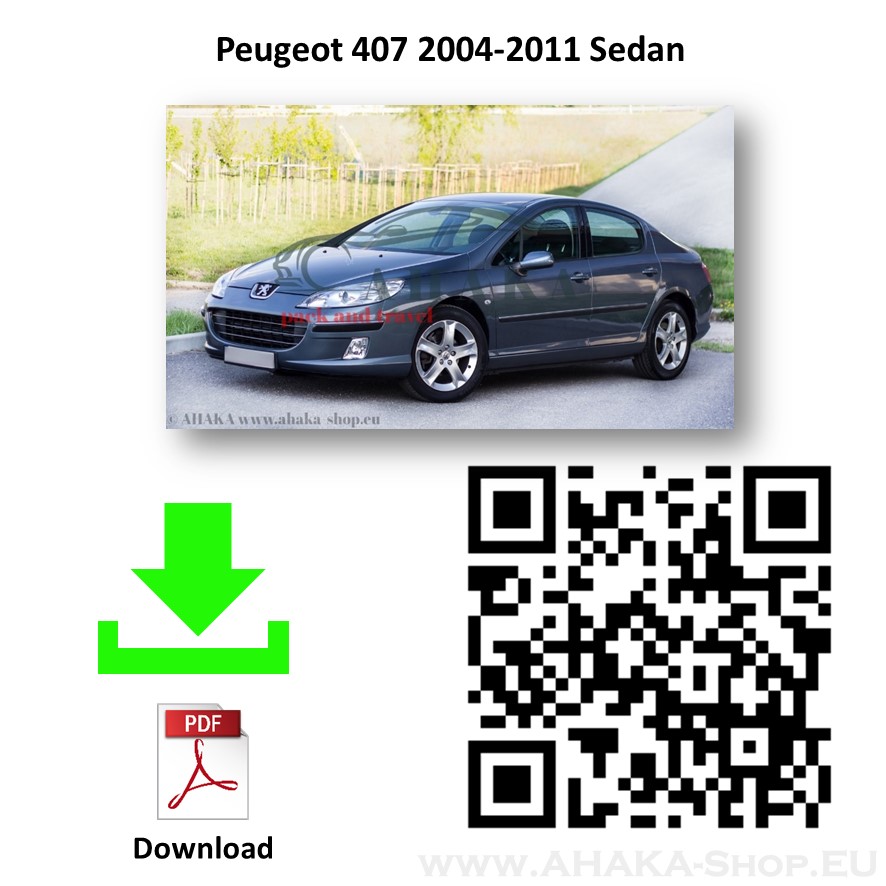 Anhängerkupplung für Peugeot 407 Stufenheck Bj. 2004 - 2008 - günstig online kaufen