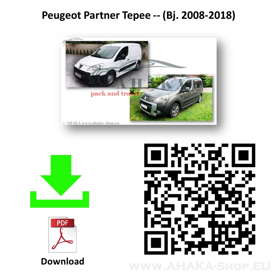 Anhängerkupplung für Peugeot Partner II L1 (M) Bj. 2008 - 2018 - günstig online kaufen