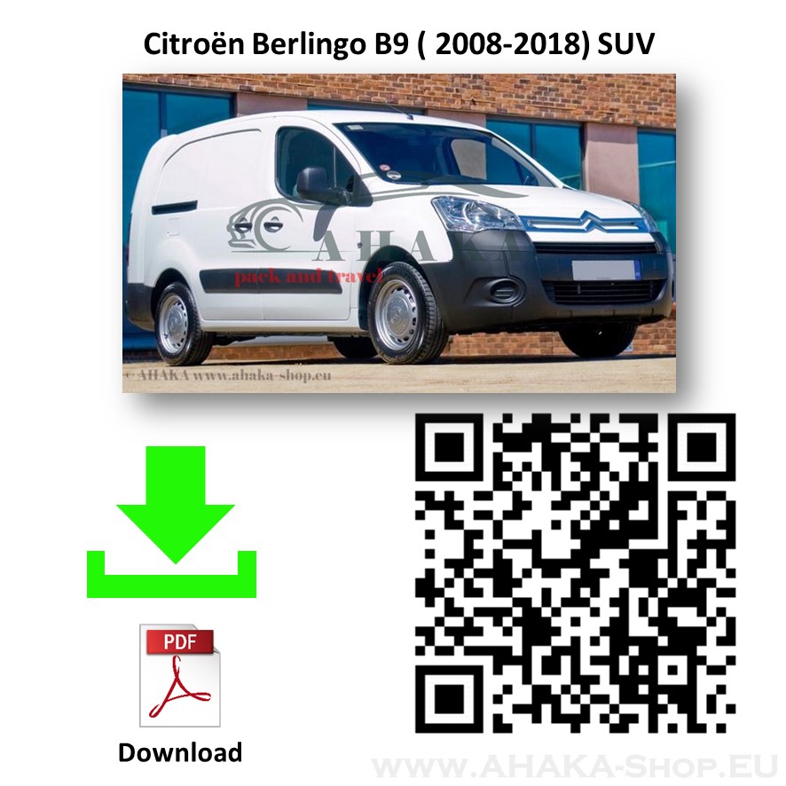 Anhängerkupplung für Citroen Berlingo II L1 Bj. ab 2008 - günstig online kaufen