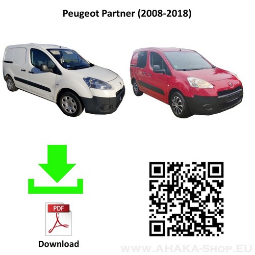 Anhängerkupplung für Peugeot Partner II L2 Bj. 2008 - 2018 - günstig online kaufen