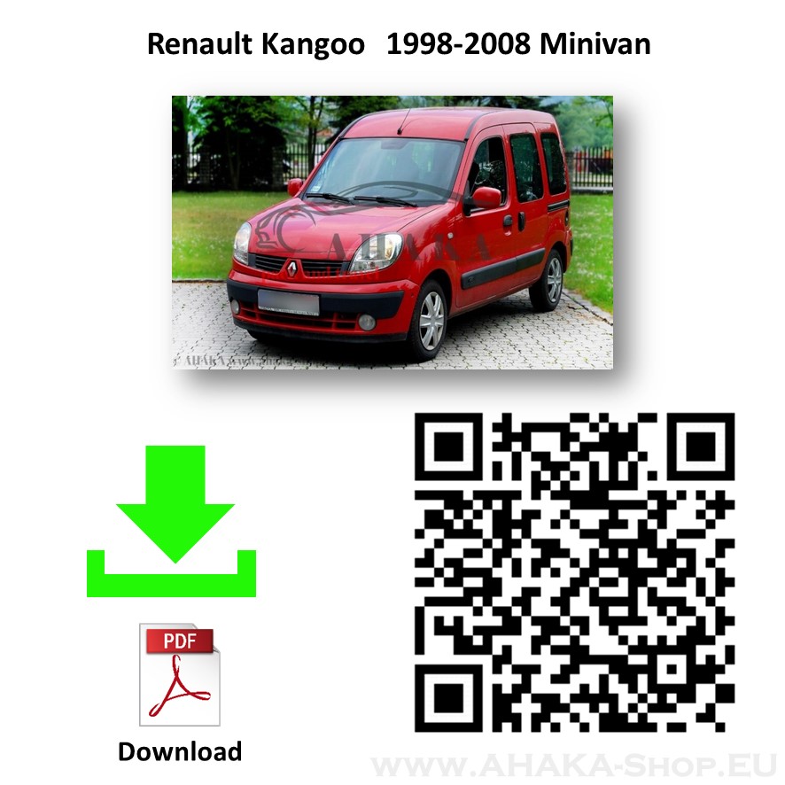 Anhängerkupplung für Renault Kangoo I Bj. 1997 - 2008 - günstig online kaufen