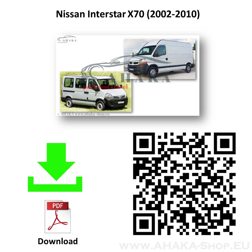 Anhängerkupplung für Nissan Interstar Bus, Kasten, Pritsche Bj. 2002 - 2010 - günstig online kaufen