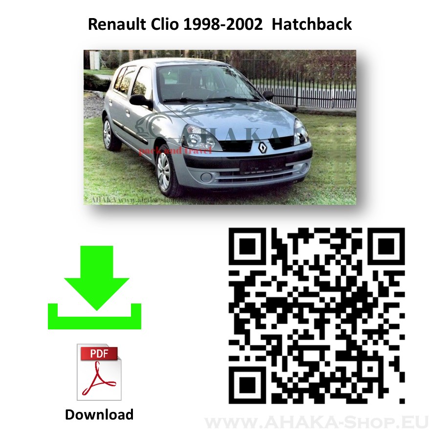 Anhängerkupplung für Renault Clio II Schrägheck Bj. 1998 - 2005 - günstig online kaufen