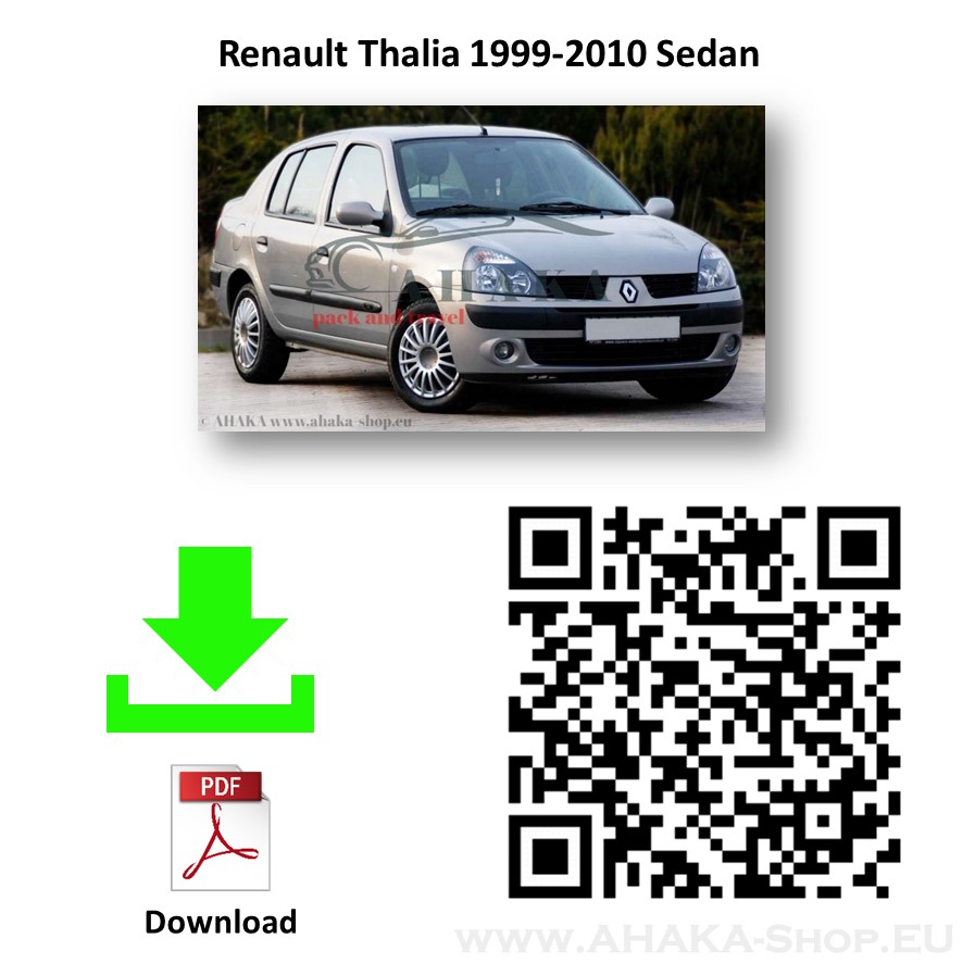 Anhängerkupplung für Renault Thalia Stufenheck Bj. ab 1998 - günstig online kaufen