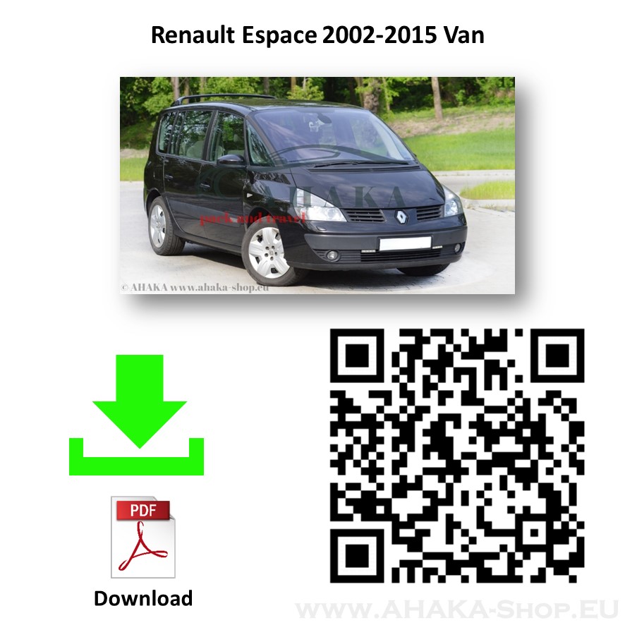 Anhängerkupplung für Renault Espace Bj. 2002 - 2014 - günstig online kaufen