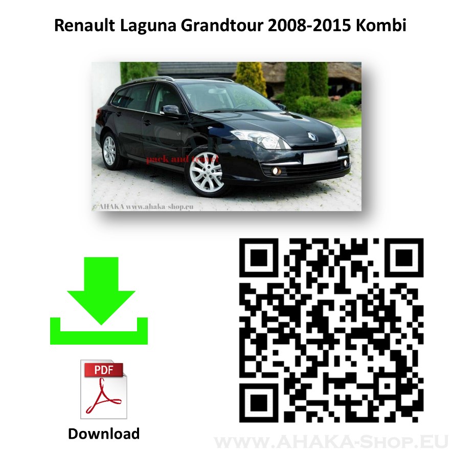 Anhängerkupplung für Renault Laguna III Grandtour Kombi Bj. 2007 - 2013 - günstig online kaufen