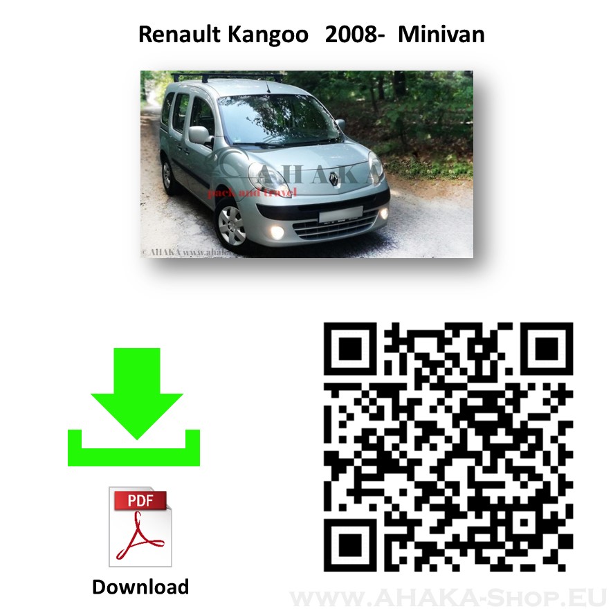 Anhängerkupplung für Renault Kangoo II Bj. ab 2008 - günstig online kaufen