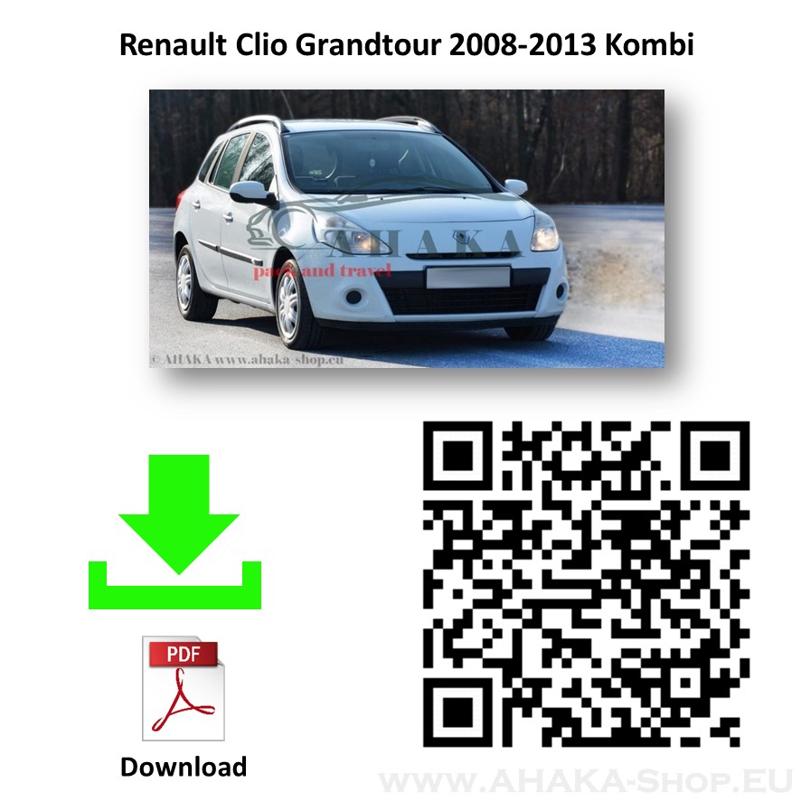 Anhängerkupplung für Renault Clio III Grandtour Kombi Bj. 2008 - 2013 - günstig online kaufen