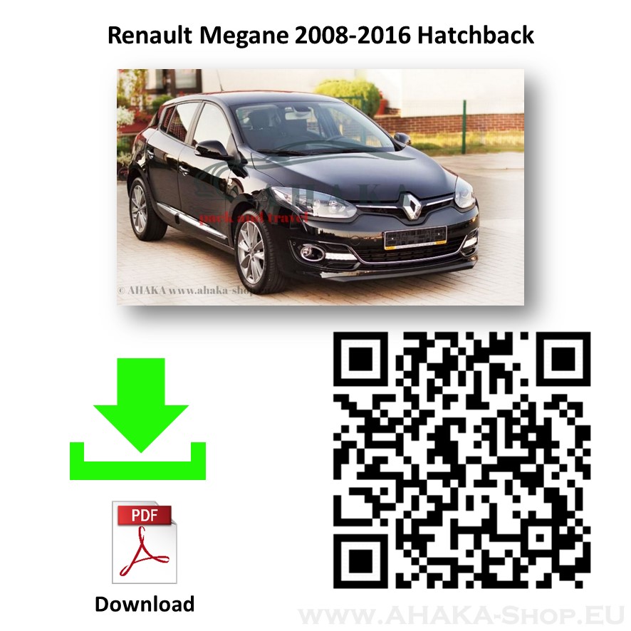 Anhängerkupplung für Renault Megane III Schrägheck Bj. 2008 - 2016 - günstig online kaufen