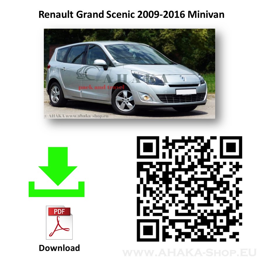 Anhängerkupplung für Renault Grand Scenic III Bj. 2009 - 2016 - günstig online kaufen