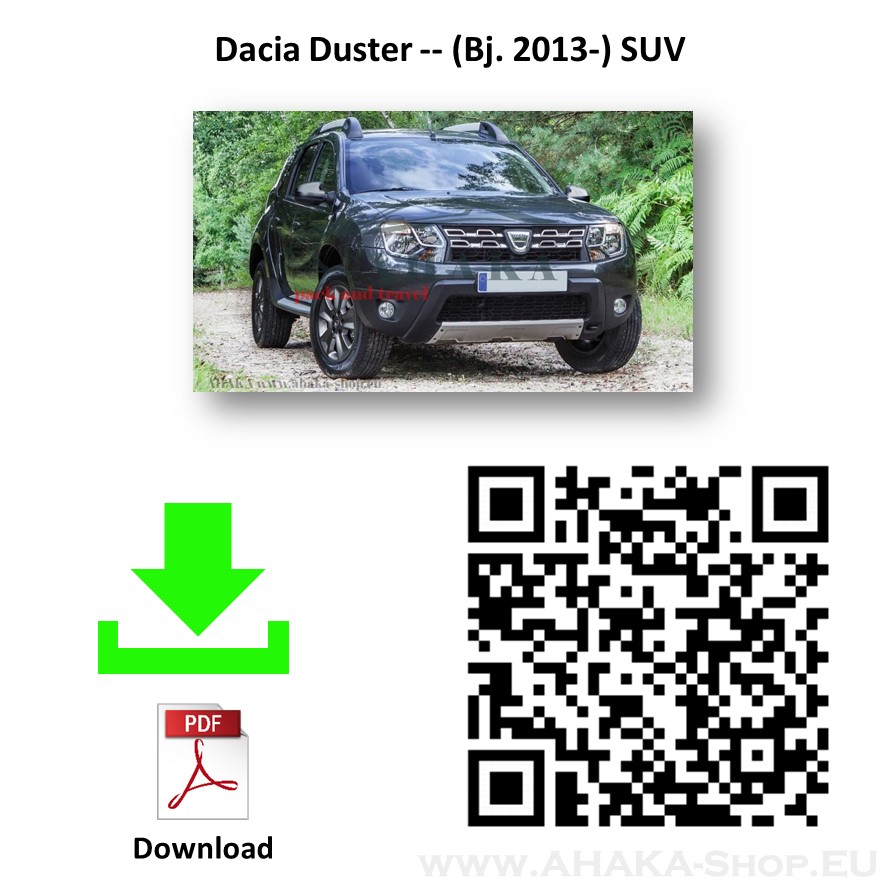 Anhängerkupplung für Dacia Duster II Bj. 2013 - 2017 - günstig online kaufen