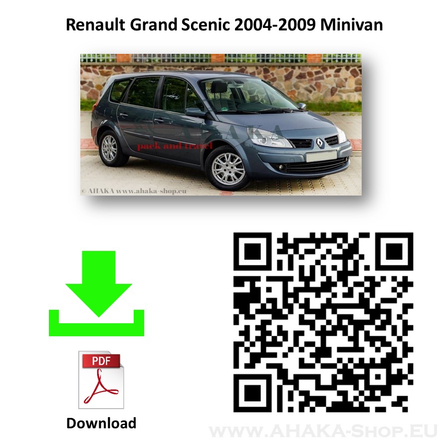 Anhängerkupplung für Renault Grand Scenic II Bj. 2004 - 2009 - günstig online kaufen