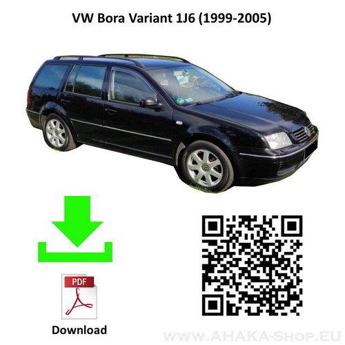 Anhängerkupplung für VW Volkswagen Bora Variant Kombi Bj. 1999 - 2005 - günstig online kaufen