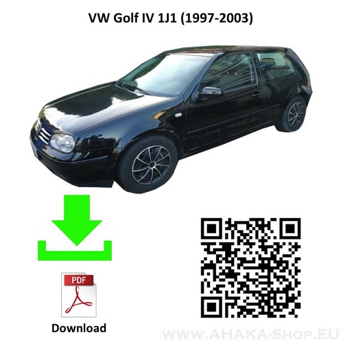 Anhängerkupplung für VW Volkswagen Golf IV Schrägheck Bj. 1997 - 2003 - günstig online kaufen