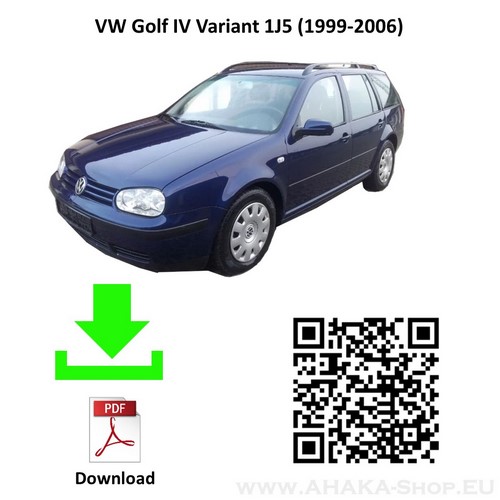 Anhängerkupplung für VW Volkswagen Golf IV Variant Kombi Bj. 1999 - 2006 - günstig online kaufen