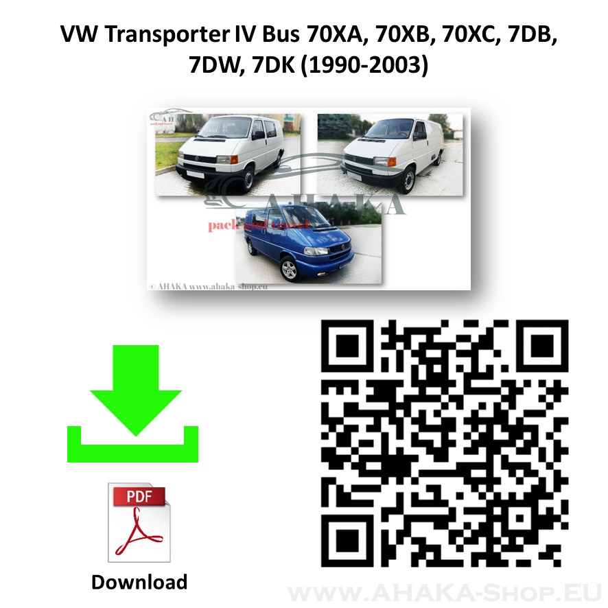 Anhängerkupplung für VW Volkswagen Transporter T4 Multivan, Caravelle Bj. 1996 - 2003 - günstig online kaufen